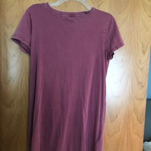 Maroon BDG T-shirt Dress